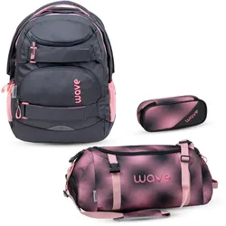 Wave Wave Infinity Move Schulrucksack Set 3 tlg. "Pinky" Koffer24