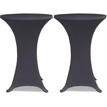 deluke Stehtischhusse AMAU Anthrazit Ø 70 cm 2er Set