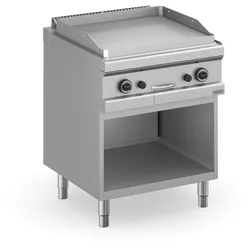GastroHero Gasgrillplatte Serie 77 - 70/70 glatt