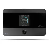 TP-Link M7350 mobiler WLAN Router 4G/LTE bis zu 150Mbit/s Download/ 50Mbit/s Upload, Hotspot, Cat4, LCD Display Schwarz