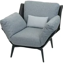 MCW Sessel MCW-L82 Kunstleder 0 x 0 x 0 cm Schwarz mit Kissen