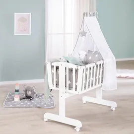 roba Wiege weiß inkl. Komplettset Little Stars