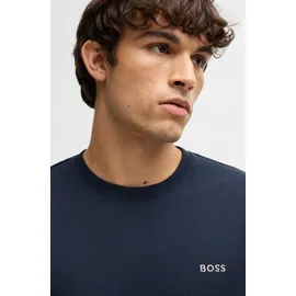 Boss für Herren. 50535870 Waffel-T-Shirt navy XL, Heimtextilien, Baumwolle, Langarm, Marine