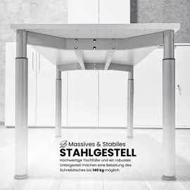 bümö Schreibtisch Eiche / Graphit