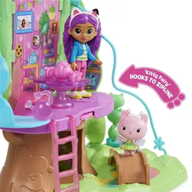 Spin Master Gabby's Dollhouse Kitty Fees Garten Spielset Baumhaus 36 cm