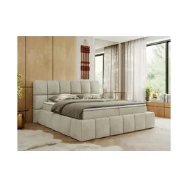 MKS Meble Boxbett mit Bettkasten ¦ beige ¦ Maße (cm): B: 214 H: 113