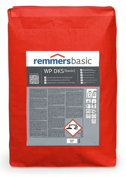 Remmers WP DKS basic | Dichtkehlenspachtel, schnell, 25kg - Dichtungsmörtel