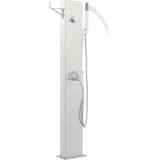 vidaXL Gartendusche Silber 110 cm