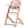 Childhome CHILDHOME, Hochstuhl für Babys, mitwachsend : von 0 Monaten bis 85KG, Inklusive Tablett, Buchenholz, Bügel, Sicherer 5-Punkt-Gurt, Unsichtbare Schrauben, Evosit Natur Beige