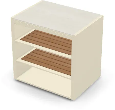 Brabura CT 90 Ablagemodul - Iron Frost / Perle Blanche