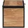 vidaXL Truhe 60x30x30 cm Massivholz Akazie und Eisen