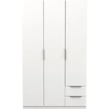 Demeyere Drehtürenschrank Ghost 119,4 x 203 x 51,1 cm Weiß