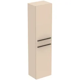 Ideal Standard i.life A Hochschrank 40 x 30 x 160 cm Sandbeige Glas/Holz/Spanplatte