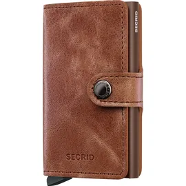 Secrid Miniwallet Vintage Portemonnaie cognac brown
