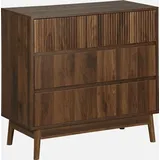 sweeek Sideboard 120 x 80 x 40 cm Braun