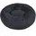 Intirilife Haustierbett in Grau Durchmesser 80 cm - Weiches rundes rutschfestes Hundebett Katzenbett Kissen komfortables Hundesofa Katzensofa für Hunde und Katzen