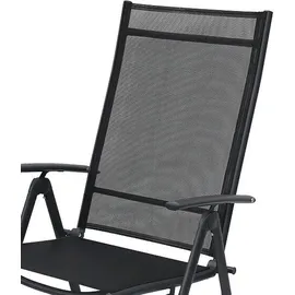 Mojawo Hochlehner Klappstuhl 54 x 54 x 106 cm schwarz