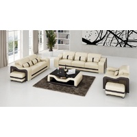 JVmoebel Sofa Sofagarnitur 3+1 Sitzer Design Couch Polster Sofas Modern, Made in Europe beige
