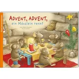 Kaufmann, Ernst Advent, Advent, ein Mäuslein rennt Poster-Adventskalender für Kinder