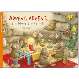 Kaufmann, Ernst Advent, Advent, ein Mäuslein rennt Poster-Adventskalender für Kinder