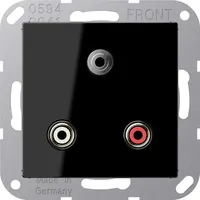 Jung Multimedia-Anschluss sw MA A 1011 SW