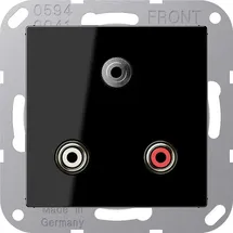Jung Multimedia-Anschluss sw MA A 1011 SW