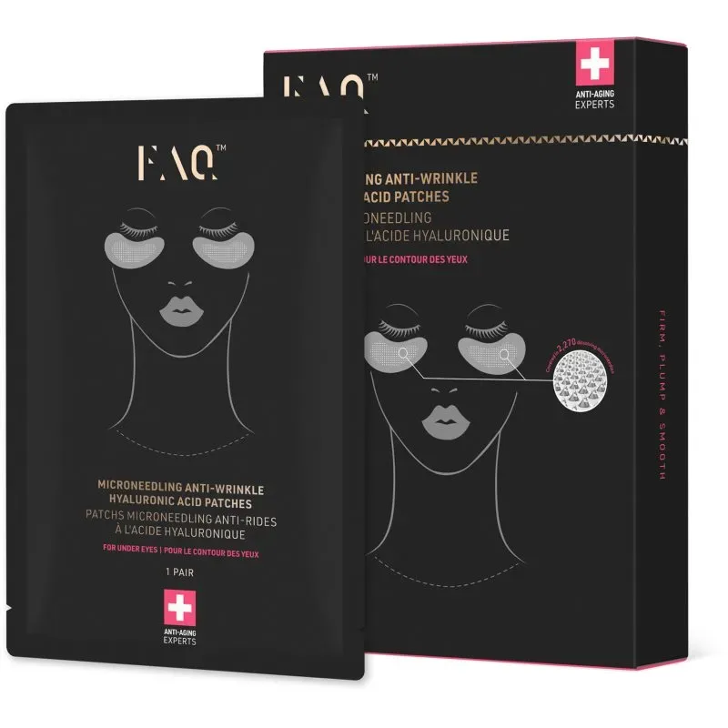 FOREO FAQTM Microneedling Anti-Wrinkle Anti-Falten-Pads für die Augenpartie mit Hyaluronsäure 3x2 St.