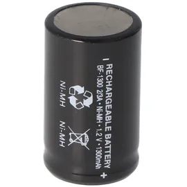 AccuCell 2/3A NiMH Akku 1,2 Volt 1300mAh, der hochstromfähige NiMH Akku