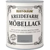 RUST-OLEUM Kreidefarbe Möbellack Anthrazit Matt 0,75 l