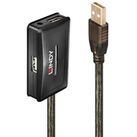 Lindy USB 2.0 USB-A Stecker, USB-A Buchse, USB-A Buchse, USB-A Buchse, USB-A Buchse 10.00m