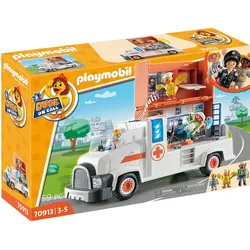 PLAYMOBIL Duck On Call Notarzt Truck, Auto & Stadt, 3 Jahr(e), Mehrfarbig, Kunst