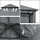 luxuskollektion Pavillon 2,5 x 2,5 m Grau