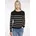 Rundhalspullover XL beige stripe Strick Obermaterial 83 Polyester 17 Viskose gestreift normal Rundhals Pullover Rundhalspullover