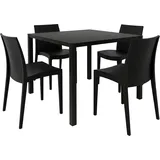 GRANDSOLEIL Brunch/Venice Set 4-tlg. Schwarz