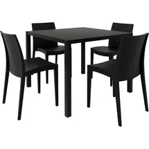 GRANDSOLEIL Brunch/Venice Set 4-tlg. Schwarz