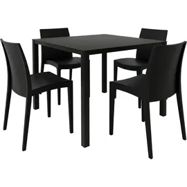 GRANDSOLEIL Brunch/Venice Set 4-tlg. Schwarz
