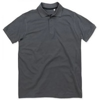 Stedman Harper Polo Short Sleeve | slate grey -