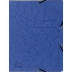 Exacompta 55402E, Zeichenmappe, A4, Pressspan, Blau, Porträt, 250 Blätter