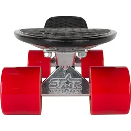 Star-Skateboard Star Skateboard Kicktail rot/schwarz