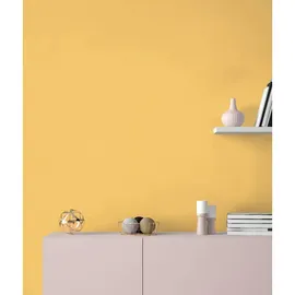 A.S. Création Vliestapete mit Textilstruktur 10 m x 0,53 m 389036 Gelb