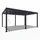 pergoline Pavillon Superior 3,6 x 5,3 m Anthrazit