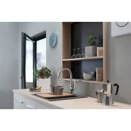Hansgrohe Focus M42 220 1 jet messing edelstahl Finish 71802800
