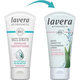 Lavera Basis Sensitiv Reichhaltige Feuchtigkeitscreme 50 ml