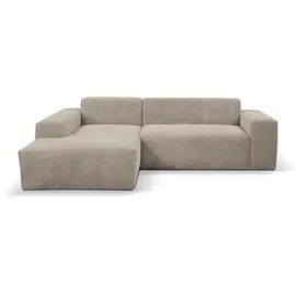 werk2 Ecksofa »Zeus-L«, Curvy Trend Ecksofa mit urbaner Optik