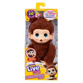 Little Live Pets My Baby Monkey 19 cm Braun