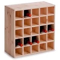 Zeller Flaschenregal 52 x 25 x 52 cm Beige