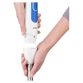 Braun MultiQuick 3 MQ 3000 Smoothie + Stabmixer weiß/blau