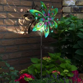 GLOBO 36577 Solarleuchte Metall bunt LED