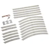 TomyTEC 970282 Gleis-Start-Set, Oval Modellbausatz, One Size, Grau