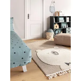 Lytte Kinderteppich, Beige, Textil, Zeichen/Symbole/Nummern/Buchstaben, Rechteckig, 160x230 cm, Oeko-Tex® Standard 100, wasserabweisend, Teppiche & Böden, Teppiche, Teppich Kinderzimmer
